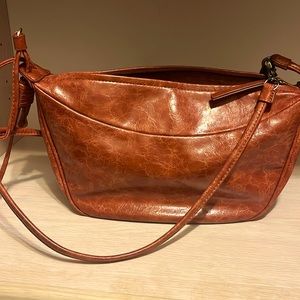 Anthropologie Burnt Orange Shoulder Bag